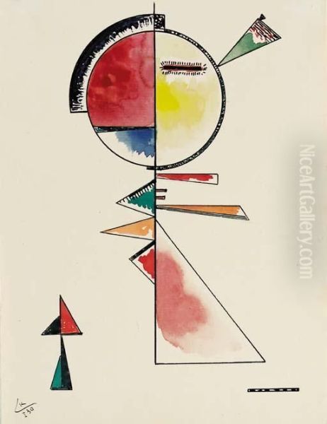 Unfester Ausgleich Oil Painting by Wassily Kandinsky