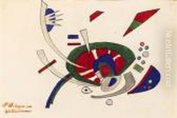 Untitled Oil Painting by Wassily Kandinsky