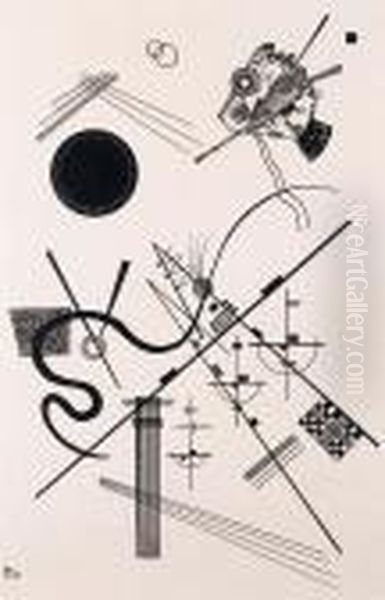 Untitled (dessin 4) Oil Painting by Wassily Kandinsky