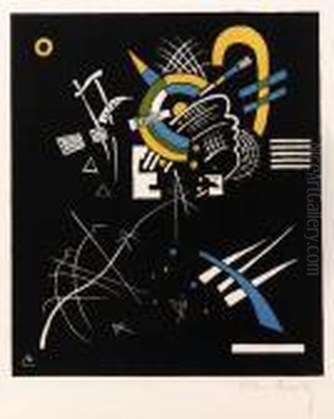 Kleine Welten Vii Oil Painting by Wassily Kandinsky