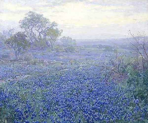 A Cloudy Day Oil Painting by Julian Onderdonk