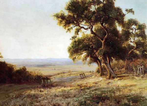 Late Afternoon, Valley of the Leon Oil Painting by Julian Onderdonk