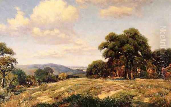 Purple Hills Oil Painting by Julian Onderdonk