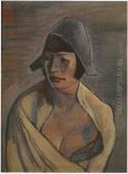 Le Modele Oil Painting by Georges Kars