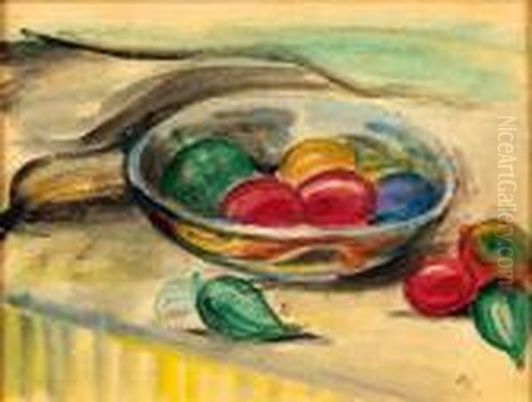 Nature Morte Aux Fruits Oil Painting by Georges Kars