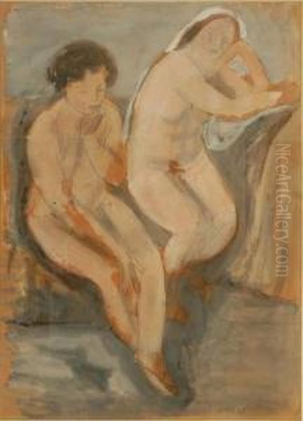 Nudes Oil Painting by Georges Kars