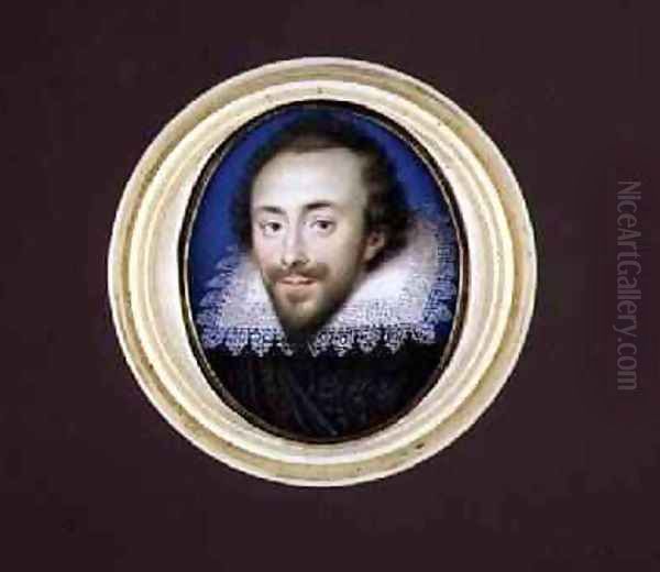 Miniature of Richard Sackville 3rd Earl of Dorset 1589-1624 1616 Oil Painting by Isaac Oliver