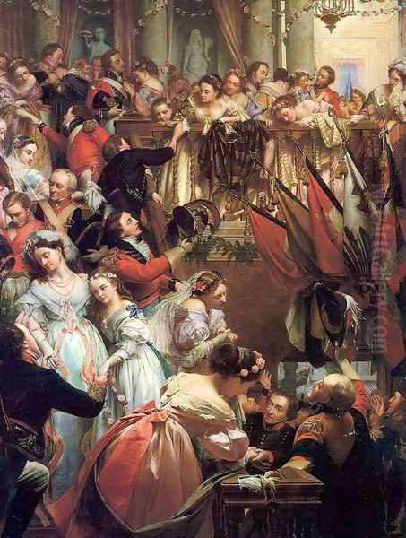 Before Waterloo 1868 Oil Painting by Henry Nelson O'Neil