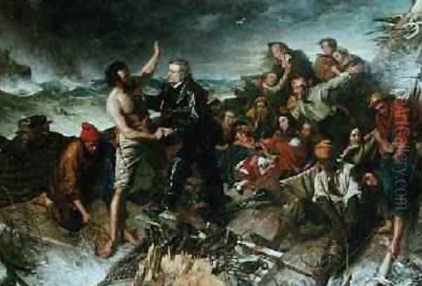 A Volunteer Oil Painting by Henry Nelson O'Neil