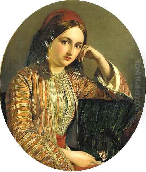 The Sultana Oil Painting by Henry Nelson O'Neil