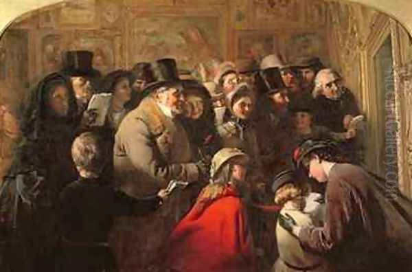 Public Opinion Oil Painting by George Bernard O'Neill