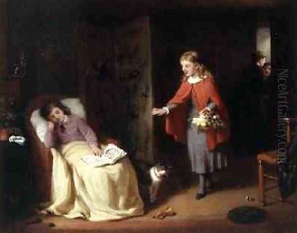 The Convalescent Oil Painting by George Bernard O'Neill