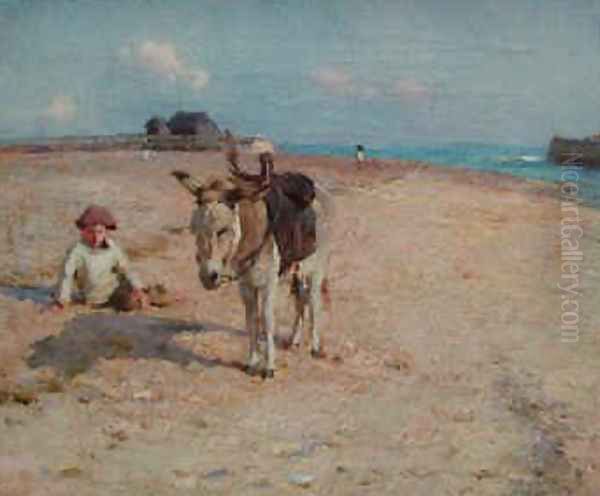 On Suffolk Sands, 1887 Oil Painting by Walter Frederick Osborne