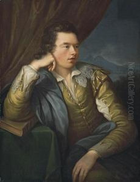 Portrait Of John Campbell, 4th Earl And 1st Marquess Of Breadalbane Oil Painting by Angelica Kauffmann