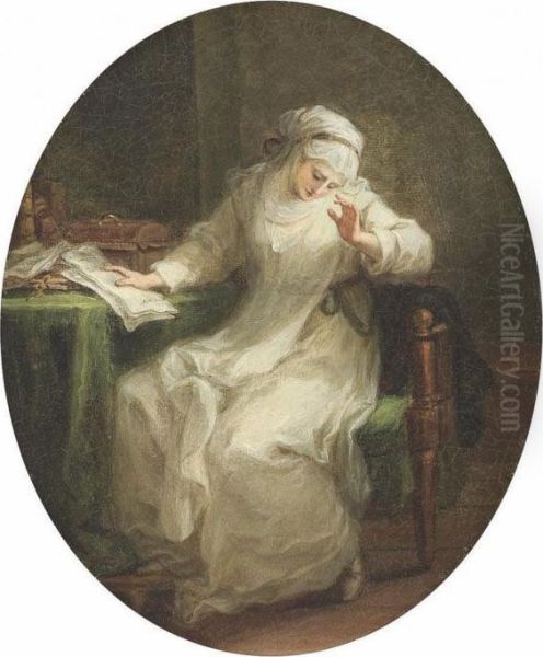 Heloise Oil Painting by Angelica Kauffmann