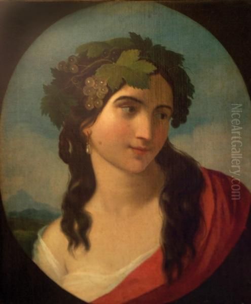 Allegoria Dell'autunno Oil Painting by Angelica Kauffmann