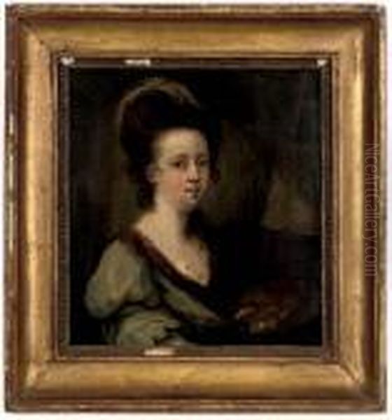 Self-portrait Oil Painting by Angelica Kauffmann