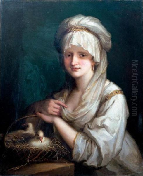 Conjugal Peace Oil Painting by Angelica Kauffmann