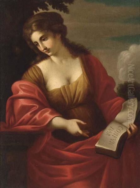 A Sibyl Oil Painting by Angelica Kauffmann