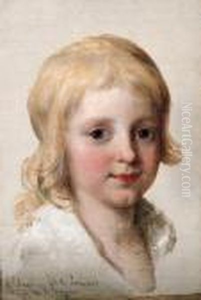 Portrait Study Of Francesco Oil Painting by Angelica Kauffmann