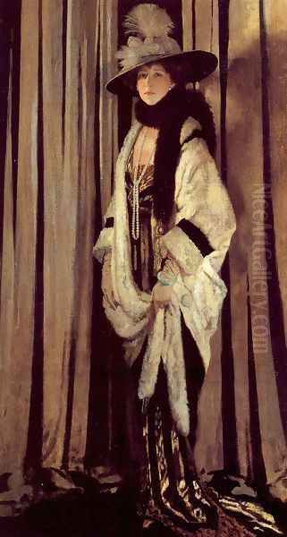 Mrs. St George Oil Painting by Willam Orpen