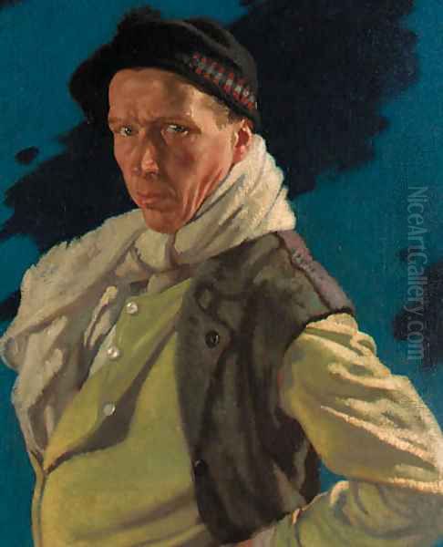 The Man from Aran Oil Painting by Willam Orpen