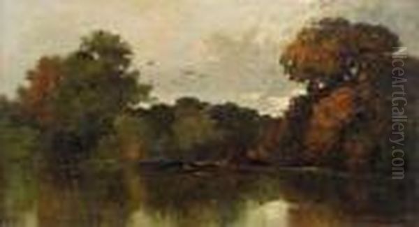 Am See Oil Painting by Adolf Kaufmann