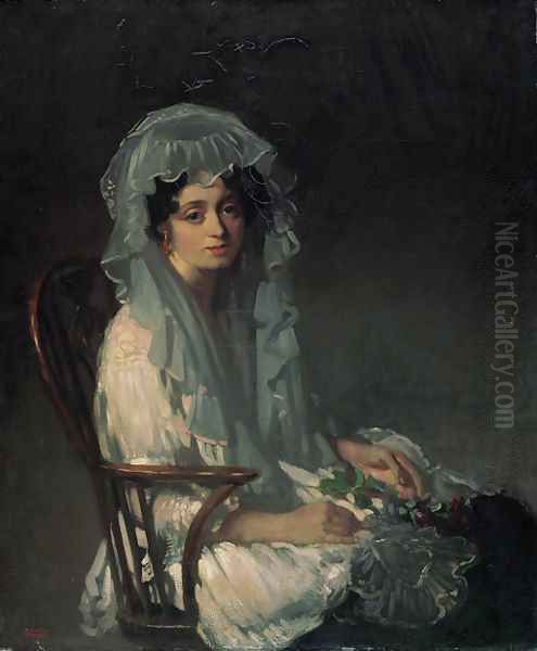 A Spanish woman Oil Painting by Willam Orpen