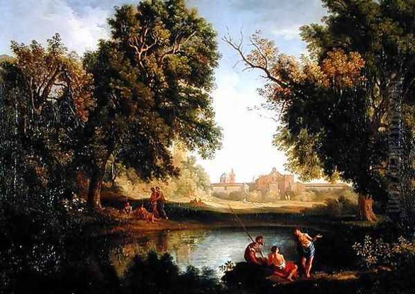 Classical Landscape (2) Oil Painting by Jan Frans Van Bloemen (Orizzonte)