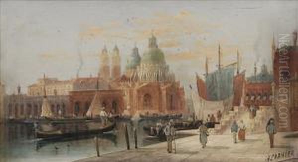 Santa Maria Della Salute, 
Venice Thegrand Canal, 
Venice Two Oil Painting by Karl Kaufmann