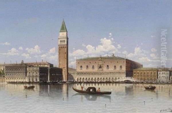 Venice Oil Painting by Karl Kaufmann