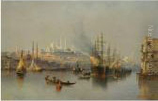 Constantinople Oil Painting by Karl Kaufmann