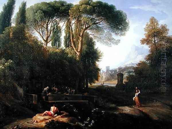 Classical Landscape (1) Oil Painting by Jan Frans Van Bloemen (Orizzonte)