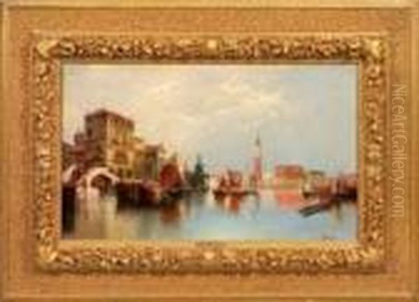 Ansicht Vonvenedig Oil Painting by Karl Kaufmann