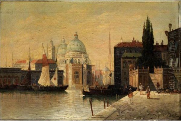 Ansicht Von Venedig Oil Painting by Karl Kaufmann