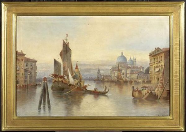 View Of Venice Oil Painting by Karl Kaufmann