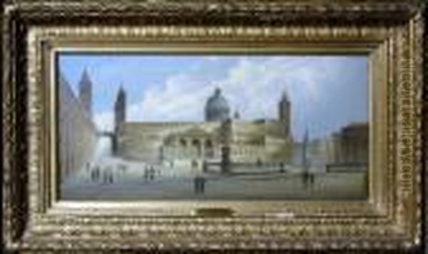 La Cattedrale Di Palermo Oil Painting by Karl Kaufmann