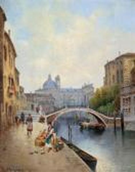 Venedig Oil Painting by Karl Kaufmann