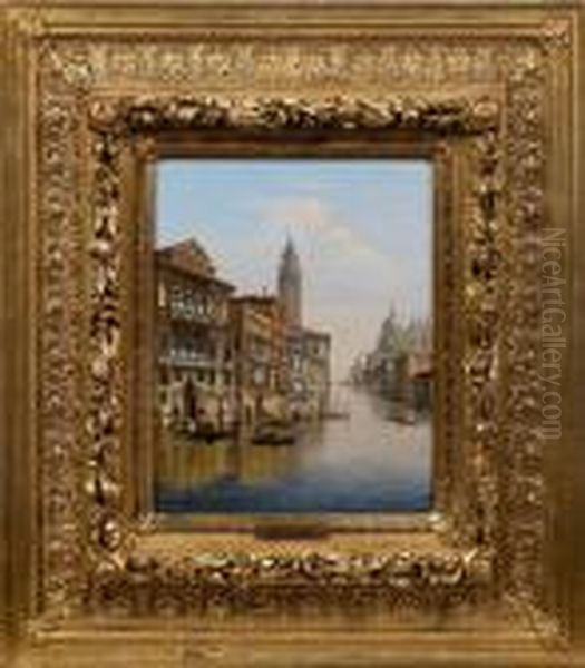 Venedig Mit Dem Canalegrande Im Morgenlicht Oil Painting by Karl Kaufmann