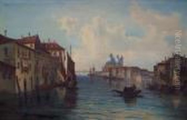 Canal Grande, Venedig Oil Painting by Karl Kaufmann