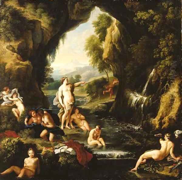 Diana and Actaeon Oil Painting by Jan Frans Van Bloemen (Orizzonte)