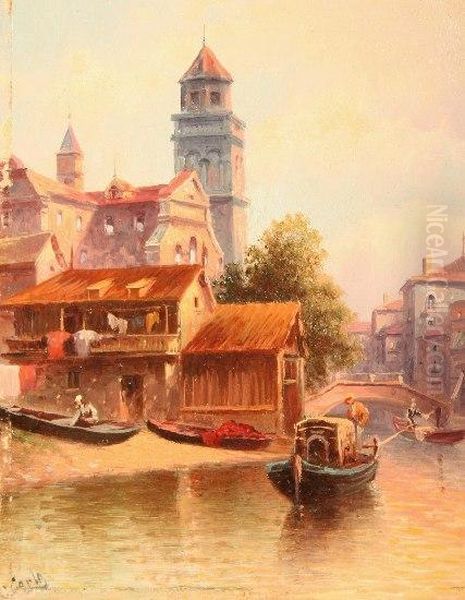 Venedig Oil Painting by Karl Kaufmann