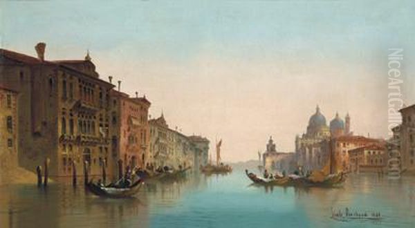 Venedig Oil Painting by Karl Kaufmann