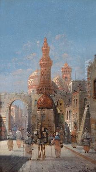 Motiv Aus Dem Orient Oil Painting by Karl Kaufmann