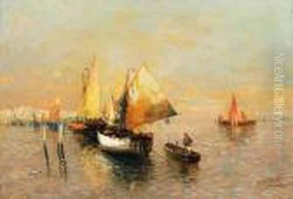 Venice Oil Painting by Karl Kaufmann