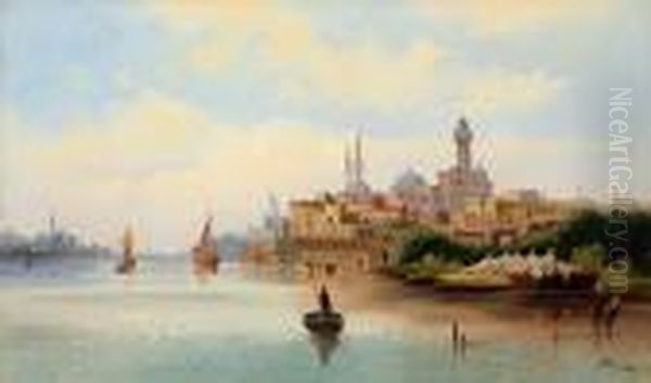 Motiv Aus Alexandrien Oil Painting by Karl Kaufmann