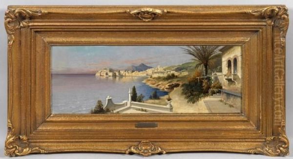 Blick Auf Cattaro Oil Painting by Karl Kaufmann