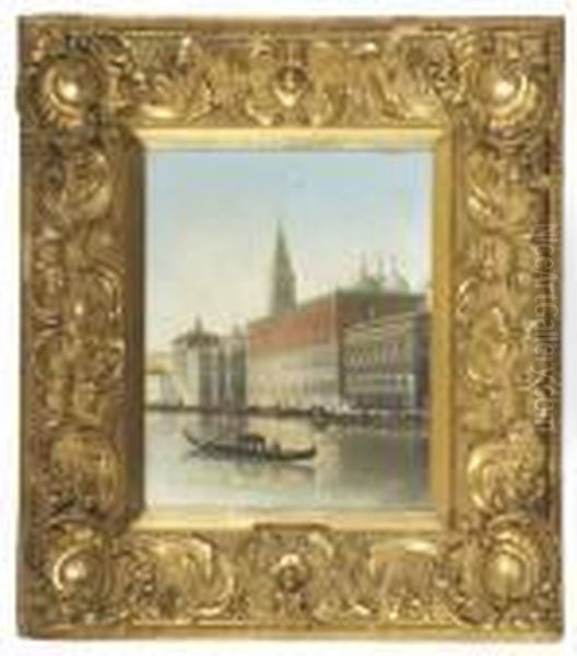 Venedig Der Dogenpalast Oil Painting by Karl Kaufmann