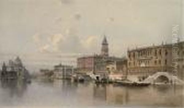 Before The Molo, Venice Oil Painting by Karl Kaufmann