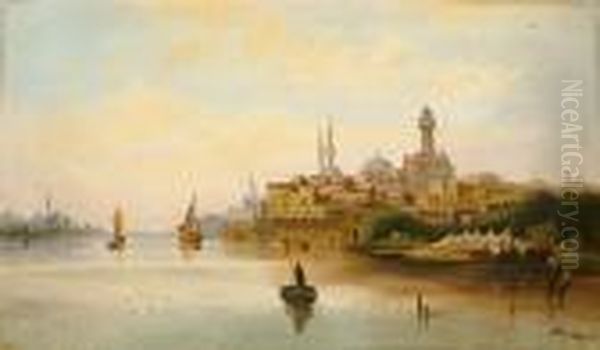 Alexandria Latkepe Oil Painting by Karl Kaufmann